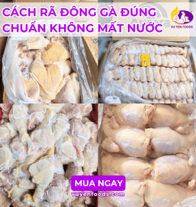 RÃ ĐÔNG GÀ THẾ NÀO ĐỂ GIỮ ĐỘ NGỌT TỰ NHIÊN